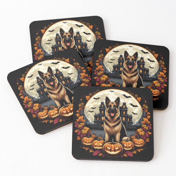 Item preview, Spooky Paws and Wagging Tails - A Halloween Adventure with a German Shepherd designed and sold by svarupa.