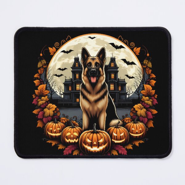 Item preview, Spooky Paws and Wagging Tails - A Halloween Adventure with a German Shepherd designed and sold by svarupa.