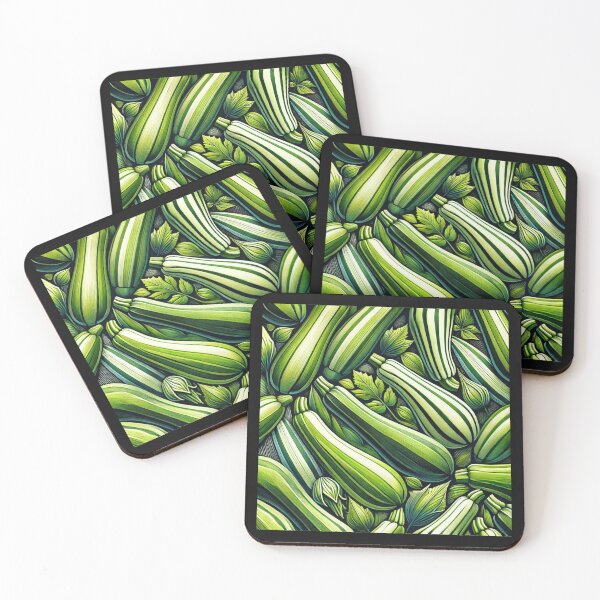 Item preview, Cute Zucchini Absract Vegetable Design designed and sold by TribalioDesigns.