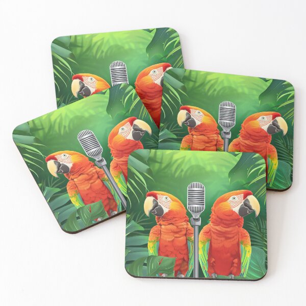 Item preview, Tropical Parrot Talk Show designed and sold by cute-animals99.