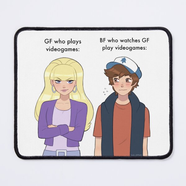 Item preview, Pacifica and Dipper are gamers designed and sold by Elle-Draws.