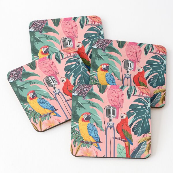 Item preview, Tropical Parrot Talk Show designed and sold by cute-animals99.