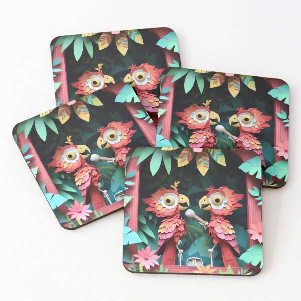Item preview, Tropical Parrot Talk Show designed and sold by cute-animals99.