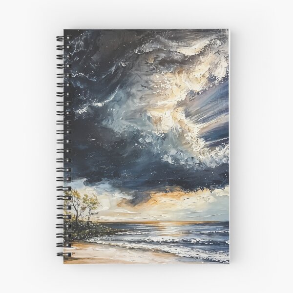 Item preview, Tempest Unveiled: A Stormy Coastal Dawn designed and sold by oanaunciuleanu.