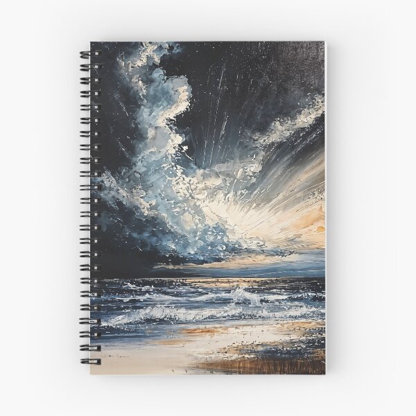 Item preview, Tempest Unveiled: A Stormy Coastal Dawn designed and sold by oanaunciuleanu.