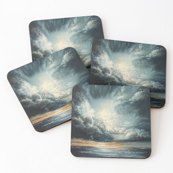 Item preview, Tempest Unveiled: A Stormy Coastal Dawn designed and sold by oanaunciuleanu.