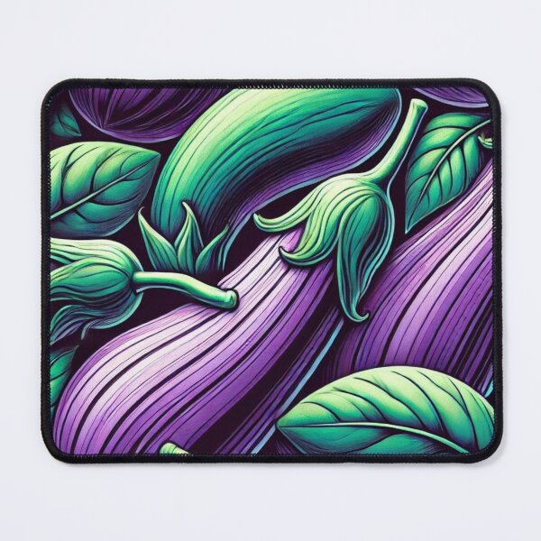Item preview, Fun Eggplant Absract Vegetable Design designed and sold by TribalioDesigns.