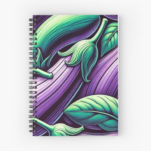 Item preview, Fun Eggplant Absract Vegetable Design designed and sold by TribalioDesigns.