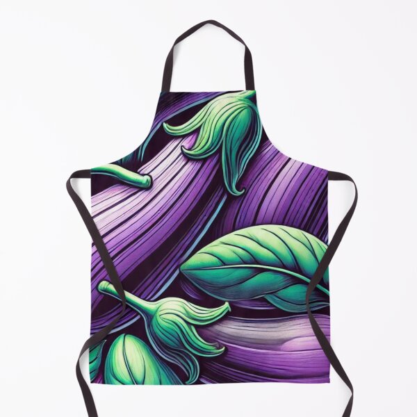 Item preview, Fun Eggplant Absract Vegetable Design designed and sold by TribalioDesigns.