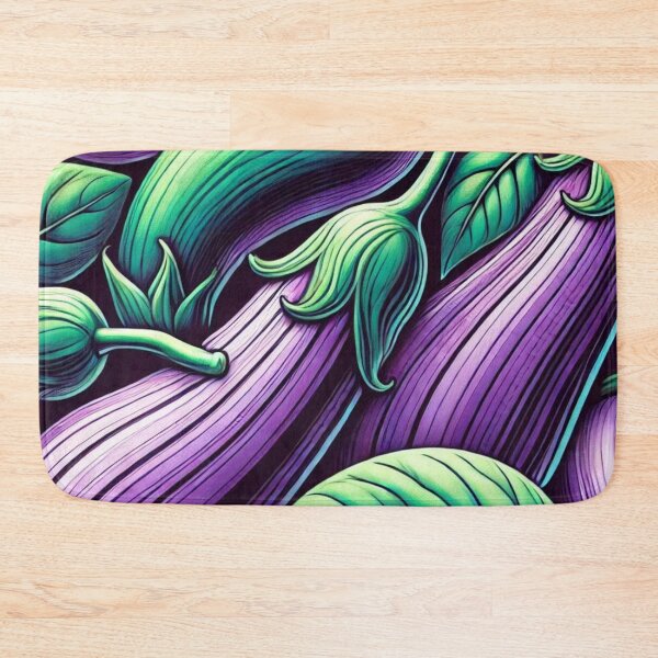 Item preview, Fun Eggplant Absract Vegetable Design designed and sold by TribalioDesigns.