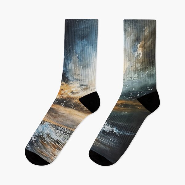 Item preview, Tempest Unveiled: A Stormy Coastal Dawn designed and sold by oanaunciuleanu.