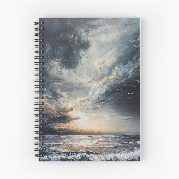 Item preview, Tempest Unveiled: A Stormy Coastal Dawn designed and sold by oanaunciuleanu.