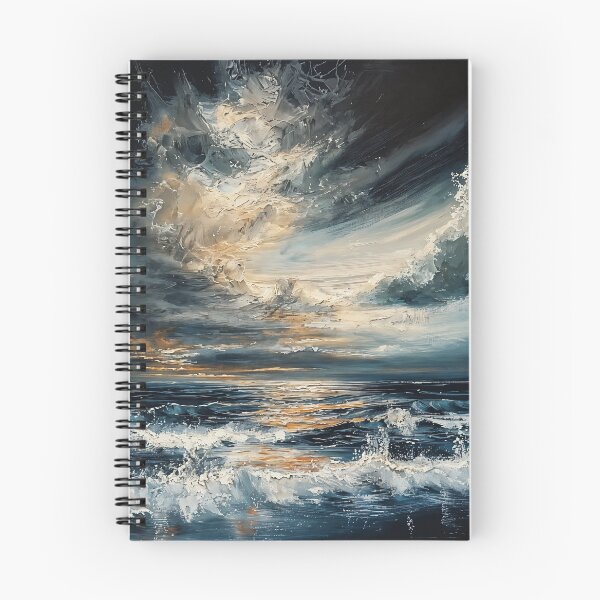 Item preview, Tempest Unveiled: A Stormy Coastal Dawn designed and sold by oanaunciuleanu.