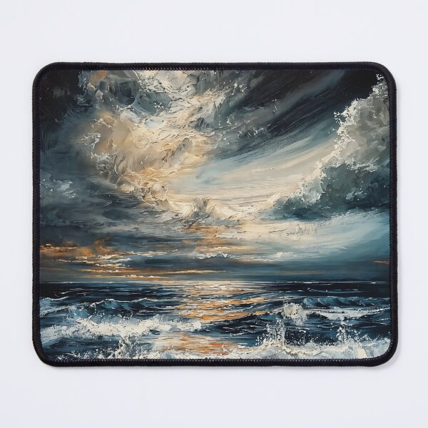 Item preview, Tempest Unveiled: A Stormy Coastal Dawn designed and sold by oanaunciuleanu.