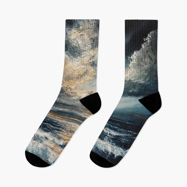 Item preview, Tempest Unveiled: A Stormy Coastal Dawn designed and sold by oanaunciuleanu.