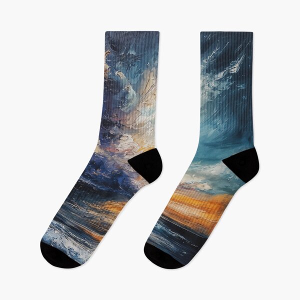 Item preview, Tempest Unveiled: A Stormy Coastal Dawn designed and sold by oanaunciuleanu.