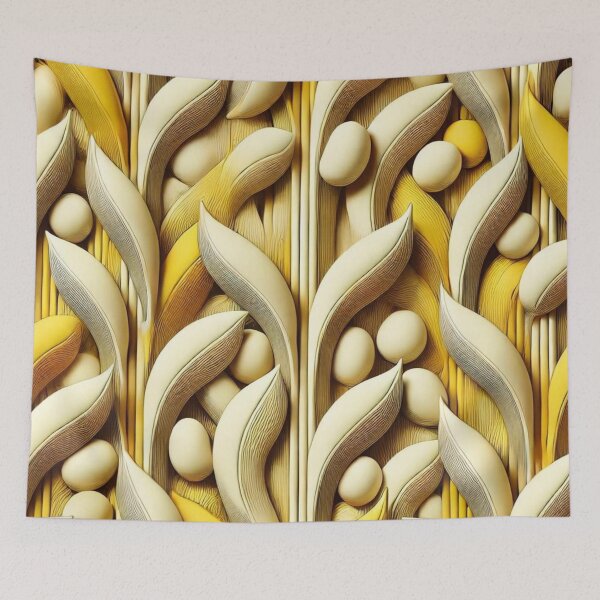 Item preview, Healthy Bean Sprouts Absract Vegetable Design designed and sold by TribalioDesigns.