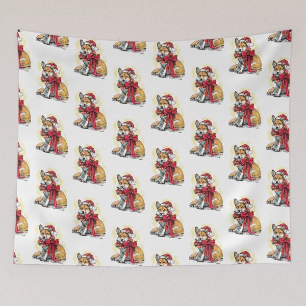 Item preview, Christmas Dingo designed and sold by TraceyMackieArt.