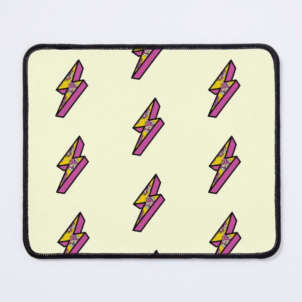 Item preview, Retro Lightning with Mushroom Pattern - Yellow and Pink designed and sold by MrsCreative1.