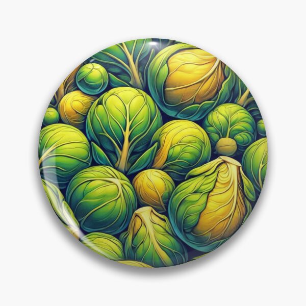 Item preview, Festive Brussel Sprouts Vegetable Design designed and sold by TribalioDesigns.