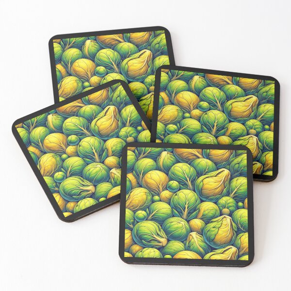 Item preview, Festive Brussel Sprouts Vegetable Design designed and sold by TribalioDesigns.