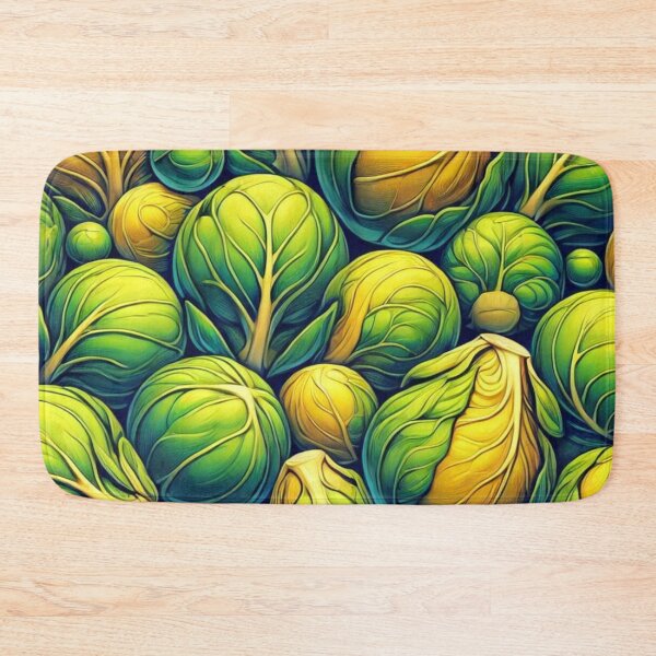 Item preview, Festive Brussel Sprouts Vegetable Design designed and sold by TribalioDesigns.
