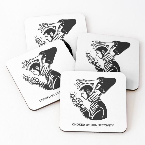 Item preview, Choked by Connectivity | Phone Addiction  designed and sold by KARTICK DUTTA.