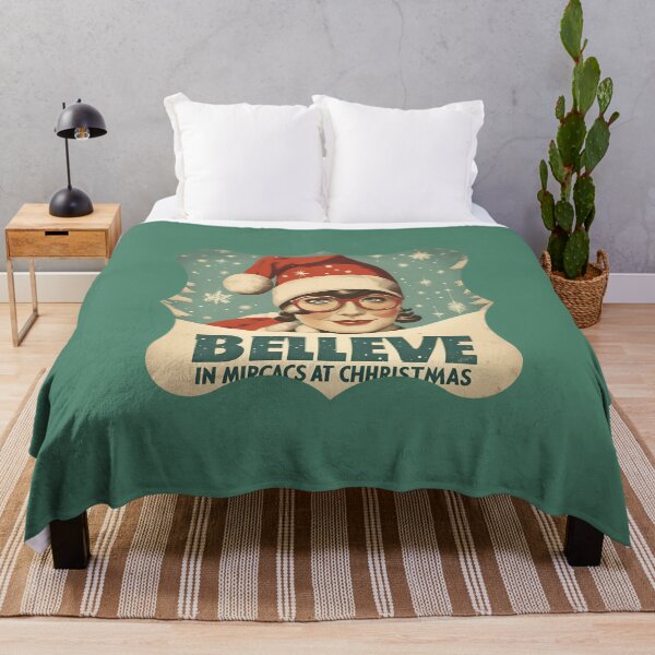 Item preview, Believe in Miracles Retro Christmas Design designed and sold by Diclebaybas.