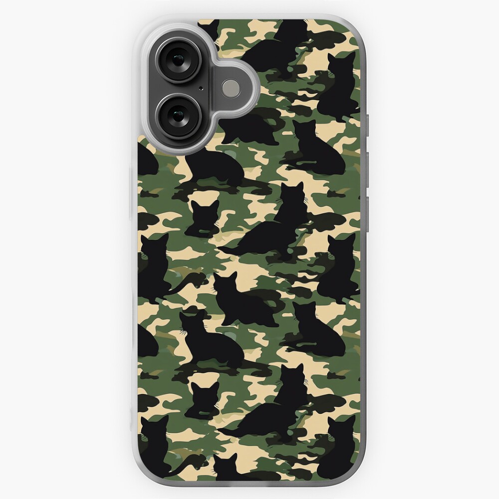 Vista previa del artículo con la obra «Funda blanda para iPhone», diseñado y vendido por Camouflages.
