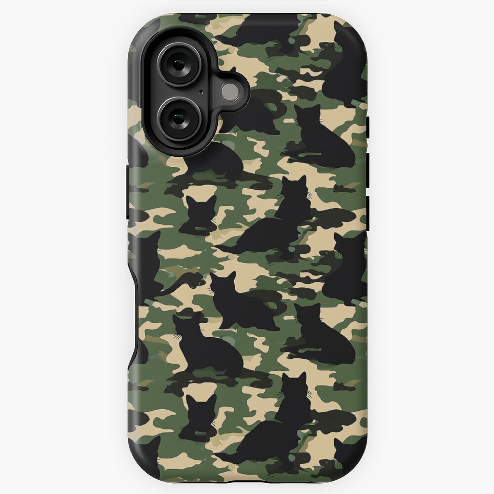Vista previa del artículo con la obra «Funda resistente para iPhone», diseñado y vendido por Camouflages.