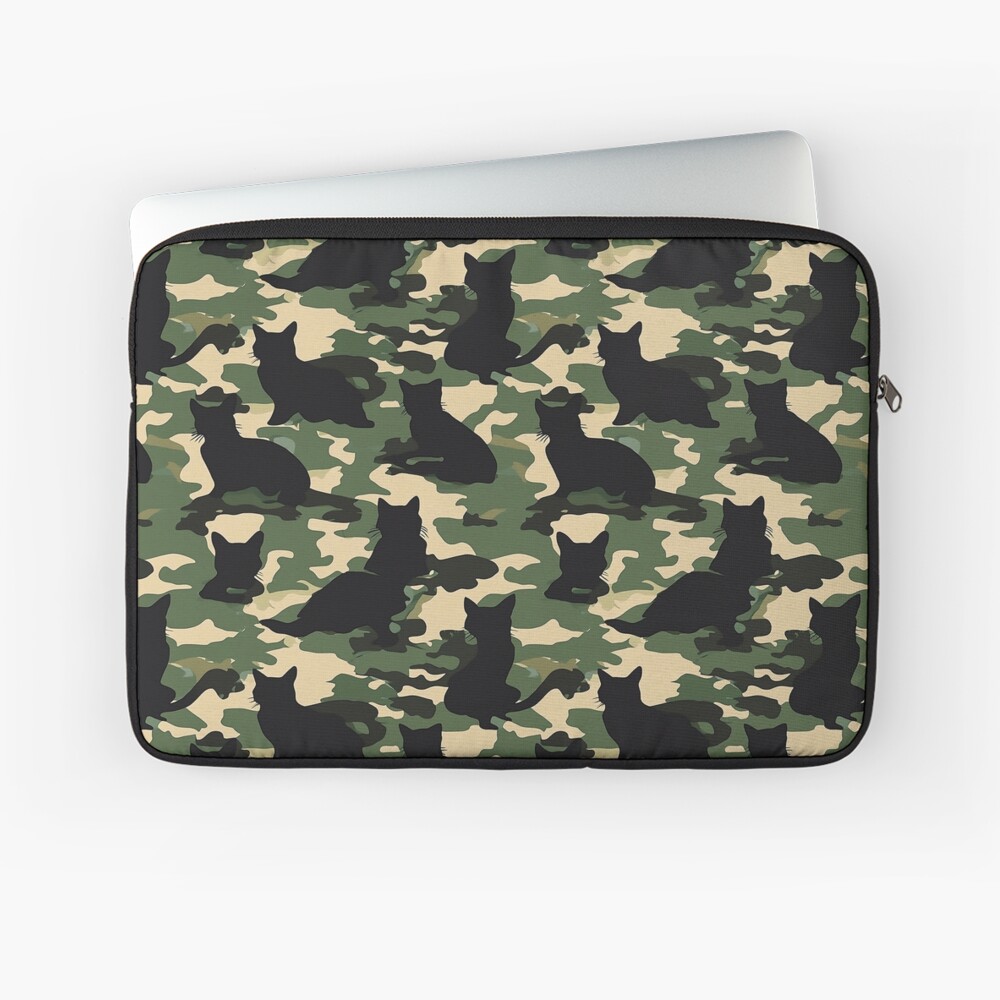 Vista previa del artículo con la obra «Funda para portátil», diseñado y vendido por Camouflages.