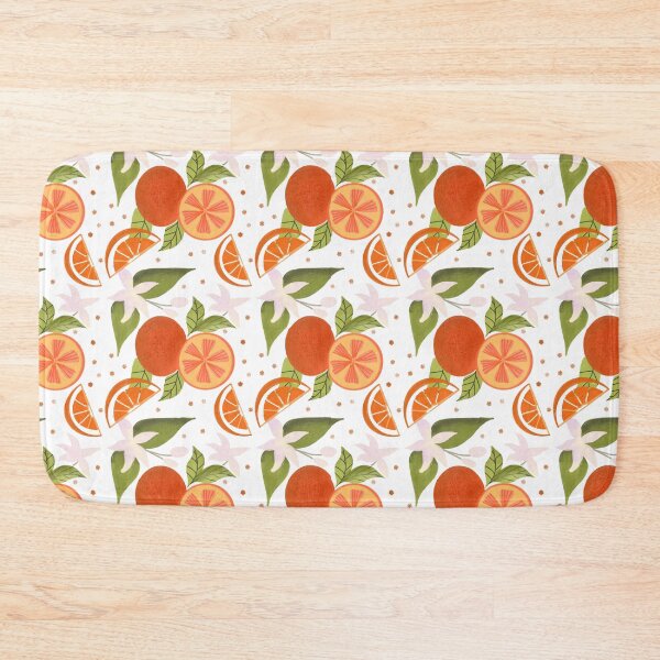 Item preview, Orange Pattern on Light Background  designed and sold by Kriti Tiwari.