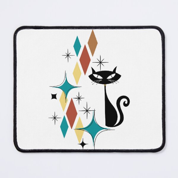 Item preview, Mid Century Modern Cat designed and sold by marymaevan.