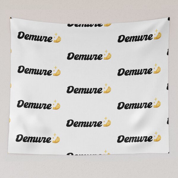 Item preview, Demure and Mindful Meme designed and sold by brookiecookie37.
