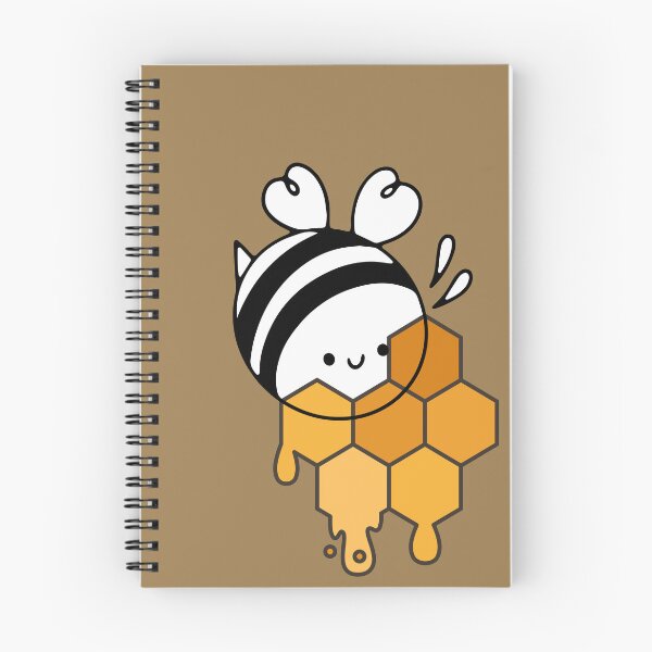 Item preview, A black and white bee with its own yellow nest. designed and sold by Phatsiyaporn Suksai.