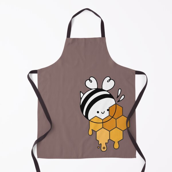 Item preview, A black and white bee with its own yellow nest. designed and sold by Phatsiyaporn Suksai.
