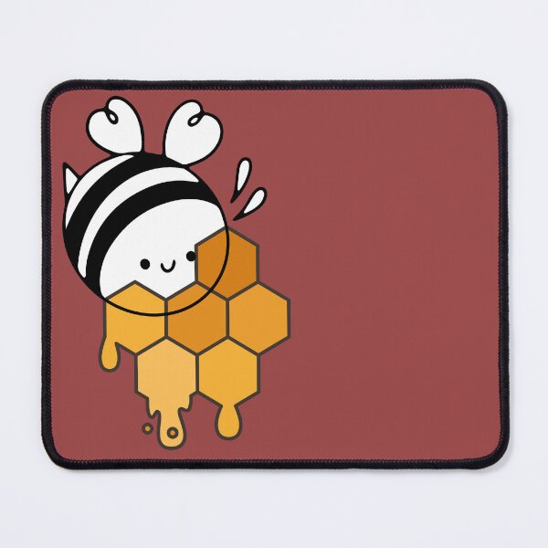 Item preview, A black and white bee with its own yellow nest. designed and sold by Phatsiyaporn Suksai.