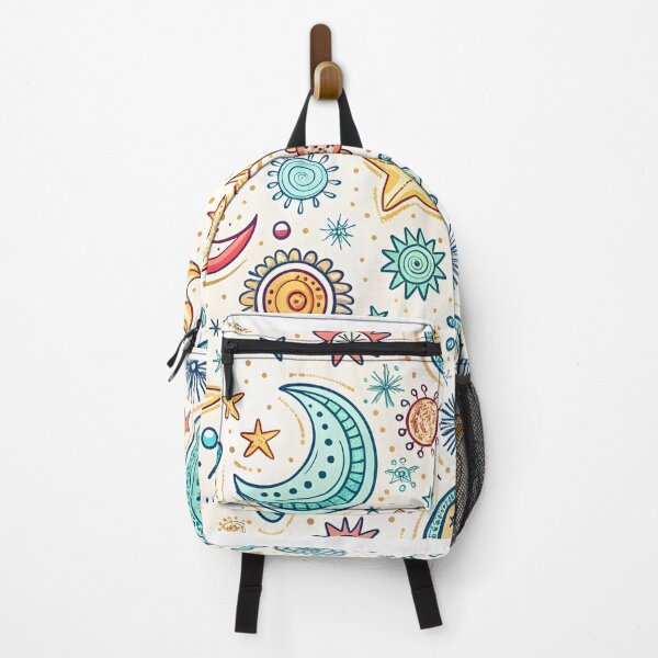Item preview, Bright, clean doodles of stars and moons with simple, playful lines in a seamless design. designed and sold by DigitalArtByJoe.