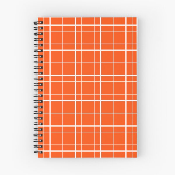 Item preview, Orange Windowpane Plaid Pattern Design designed and sold by PatternTitan.