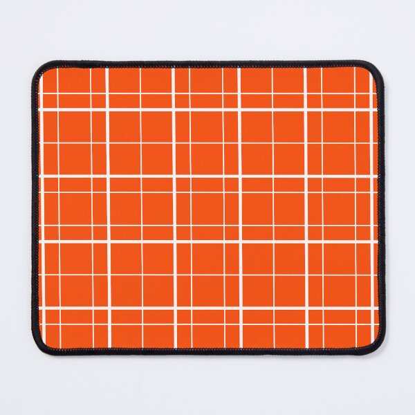 Item preview, Orange Windowpane Plaid Pattern Design designed and sold by PatternTitan.