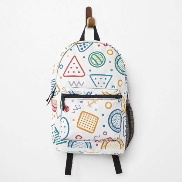 Item preview, Clean doodles of playful shapes like triangles, circles, and squares in a continuous pattern. designed and sold by DigitalArtByJoe.