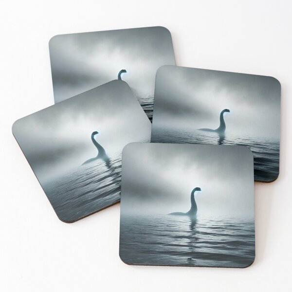 Item preview, The Mysterious Loch Ness Monster Emerging from the Mist designed and sold by aunins7.