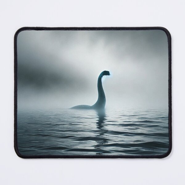 Item preview, The Mysterious Loch Ness Monster Emerging from the Mist designed and sold by aunins7.