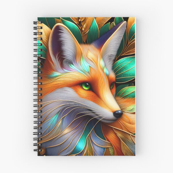Item preview, Shiny Emerald Fox Leafy Art designed and sold by EmeraldeaArt.