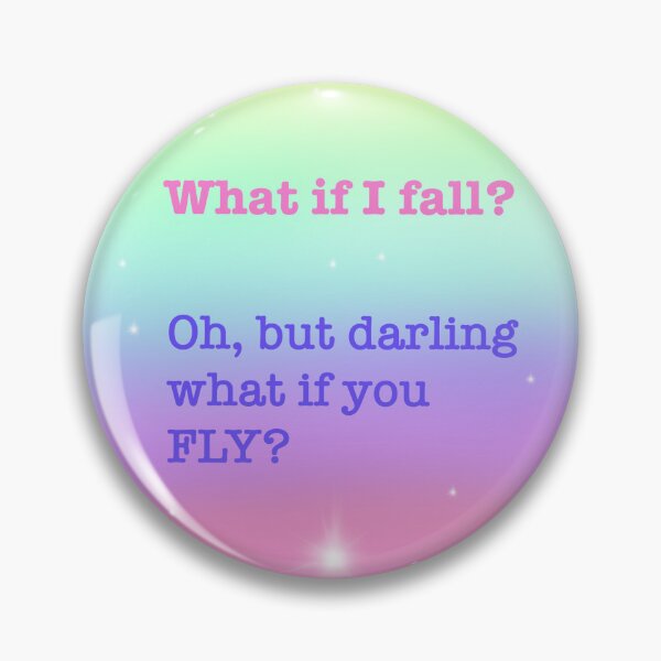 Item preview, What if I fall? designed and sold by MarleyArt123.