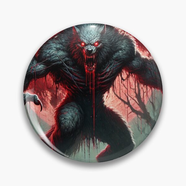 Item preview, Blood Moon Werewolf – A Nightmarish Beast Awakes designed and sold by aunins7.