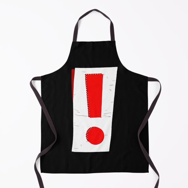Item preview, Exclamation Mark Symbol Red White designed and sold by Jeallan Designs.