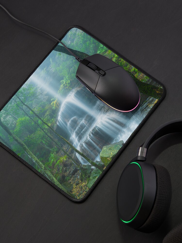 Thumbnail 4 of 5, Mouse Pad, Witches Leap Falls, Katoomba, Blue Mountains, New South Wales, Australia designed and sold by Chockstone.