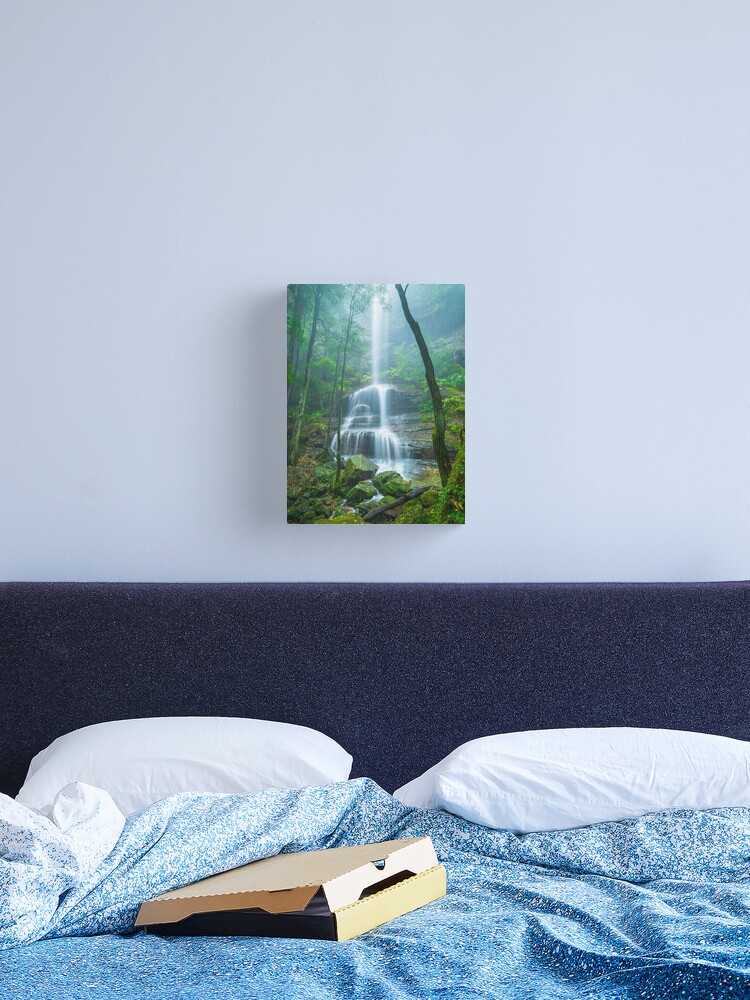 Thumbnail 2 of 3, Canvas Print, Witches Leap Falls, Katoomba, Blue Mountains, New South Wales, Australia designed and sold by Chockstone.