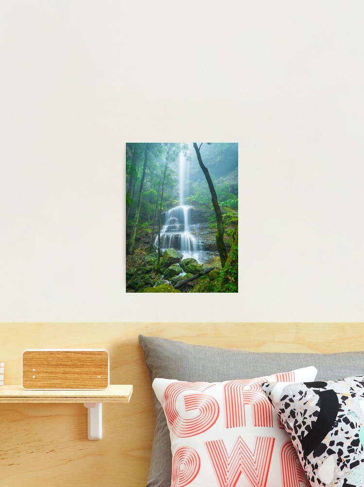 Thumbnail 2 of 3, Photographic Print, Witches Leap Falls, Katoomba, Blue Mountains, New South Wales, Australia designed and sold by Chockstone.
